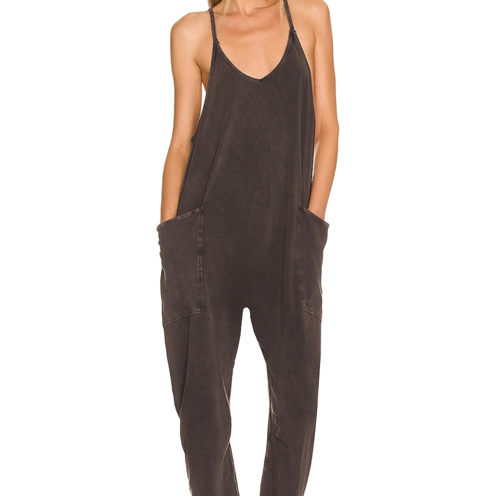 FP Movement Hot Shot Onesie in Washed Black